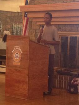 Caleb Garard, College Freshman bound for medical school, (August 2014) shared his academic experience and gave college survival tips. 