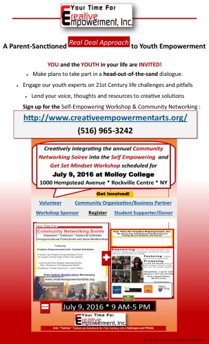 Your Time For Creative Empowerment Workshop 2016 Countdown